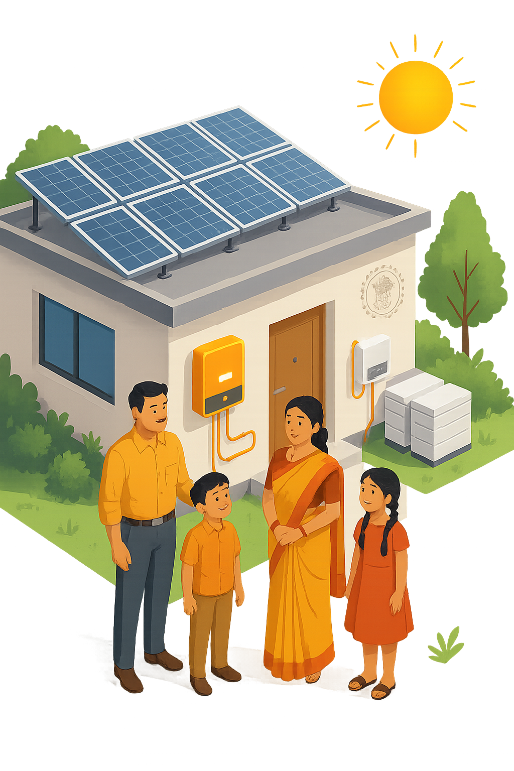 Rooftop solar panels